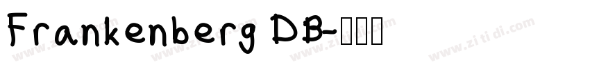 Frankenberg DB字体转换
